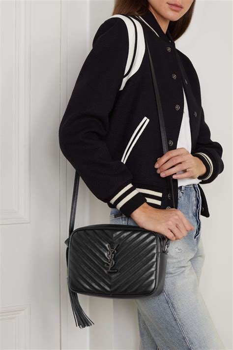 ysl lou quilted bag|saint laurent quilted shoulder bag.